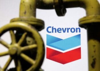 ARCHIVO - El logotipo de Chevron se ve en esta ilustración tomada el 23 de octubre de 2023