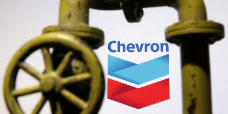 ARCHIVO - El logotipo de Chevron se ve en esta ilustración tomada el 23 de octubre de 2023