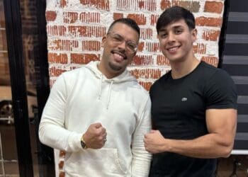 Leo Nastacio en Brunchemos junto a Rubén Vergara en la entrevista una destacada del episodio del podcast en su canal YouTube . Imágen Venprensa