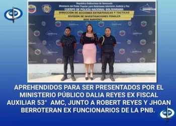 Caracas: Imputados una exfiscal y dos policías adscritos a la PNB por presunta corrupción