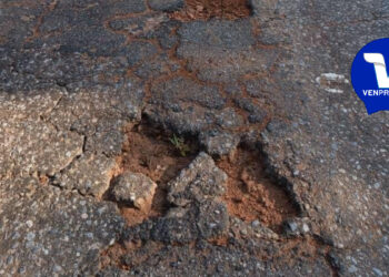 Carabobo: Vecinos de Valencia denuncian peligrosos huecos en la Avenida Cabriales y exigen reparación urgente a los organismos competentes