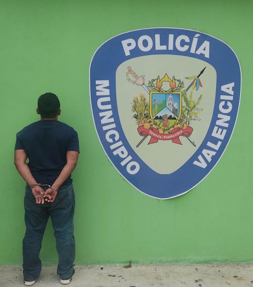 Funcionarios de la Policía Municipal de Valencia aprehendieron a un hombre, por abusar sexualmente de su hija de 15 años, durante un hecho ocurrido en la comunidad Parcelas del Socorro