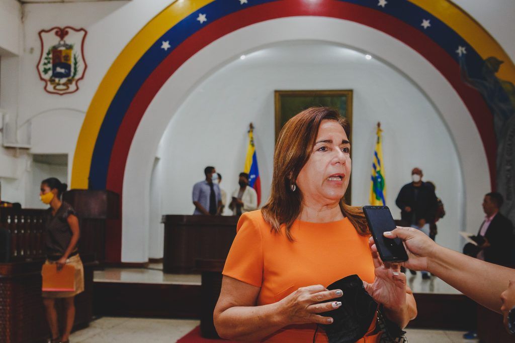 ARCHIVO- legisladora del estado Bolívar, Zaida Vahlis.