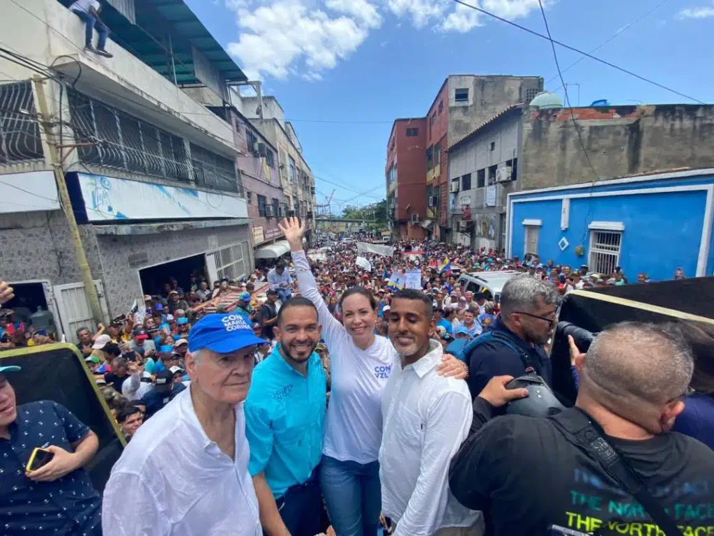 María Corina Machado responsabilizó al chavismo por conato de violencia en evento de campaña en La Guaira